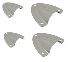 Marine Minilenzer Edelstahl A4 poliert V4A Lüftungsblech Kiemenblech 8345