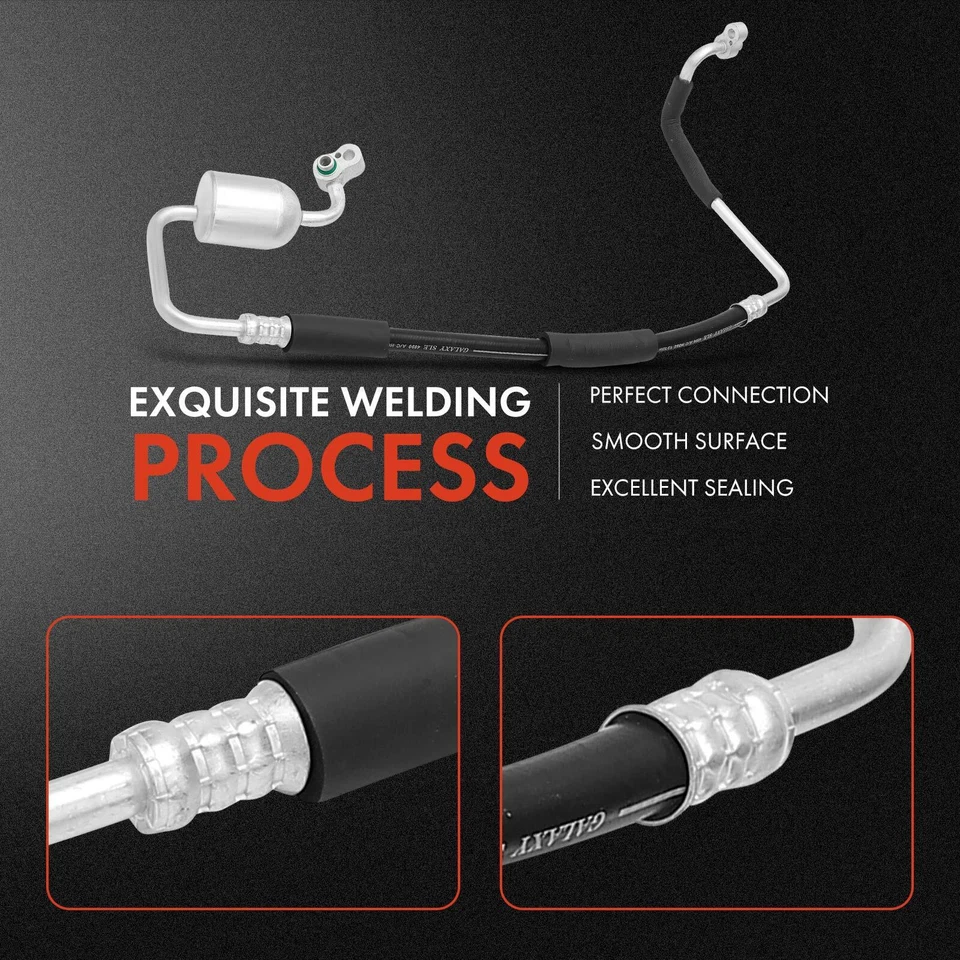 Linha de descarga AC para Hyundai Accent 1995-1997 L4 1.5L compressor para condensador - Imagem 4 de 4