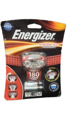 Energizer Vision HD Headlight 200 Lumens - NEW - Open Package