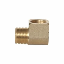Brass Plumbing 1/4 NPT Female X Male 90 Degree Street Elbow Fitting Pipe 