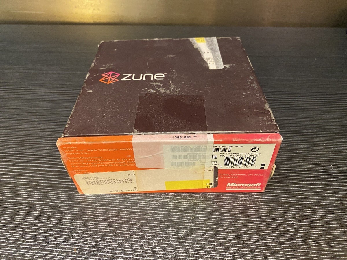 im様 Microsoft Zune 30 30GB Digital MP3 Media Player - Black (JS8-00001