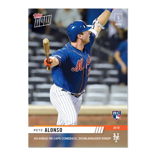 2019 Topps Now 639 Pete Alonso