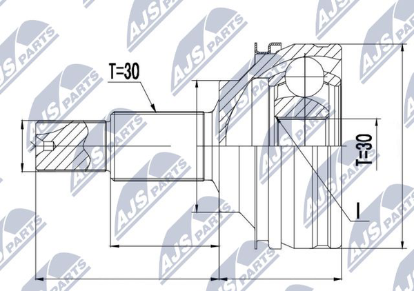 NPZ-TY-074 NTY Gelenksatz, Antriebswelle FüR Lexus,Toyota-image