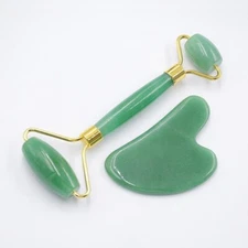 Jade Facial Roller Gua Sha Guasha Anti Aging Tool for Face Skincare