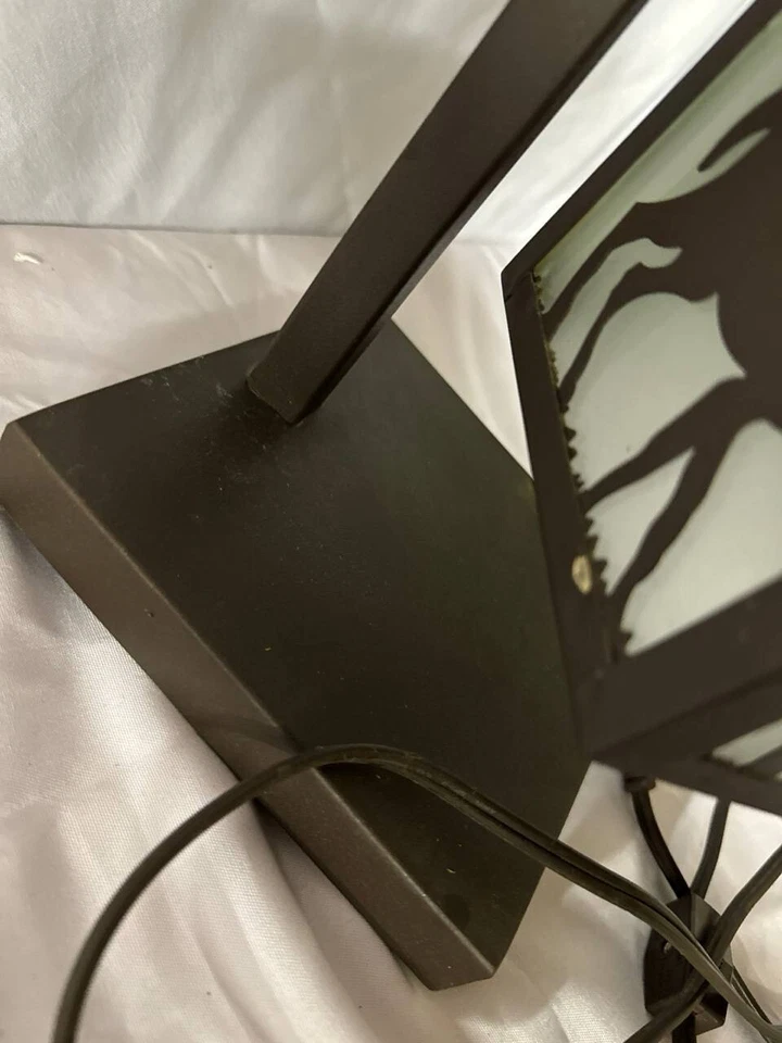 Lámpara de calle de hierro fundido con pantalla de ciervo 21"x8"x8" ciervo luz de jardín funcional Foto 4 de 4