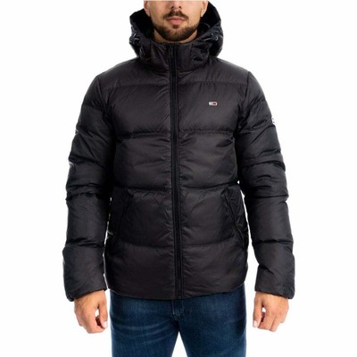 tommy hilfiger black down jacket