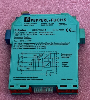Pepperl+Fuchs KFD2-PT2-EX1-5 Potentiometer Converter 72023