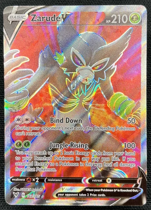 Pokemon Zarude V 167/185 Full Art Ultra Rare Vivid Voltage Nm-Mint