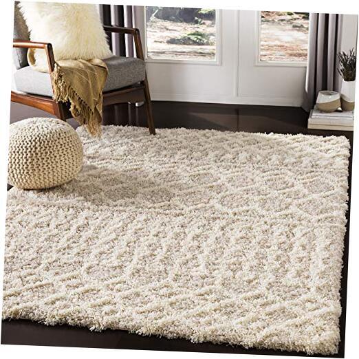 Hapsburg Moroccan Shag Area Rug, 7'10" x 10'2" 7 ft 10 in x 10 ft 2 in