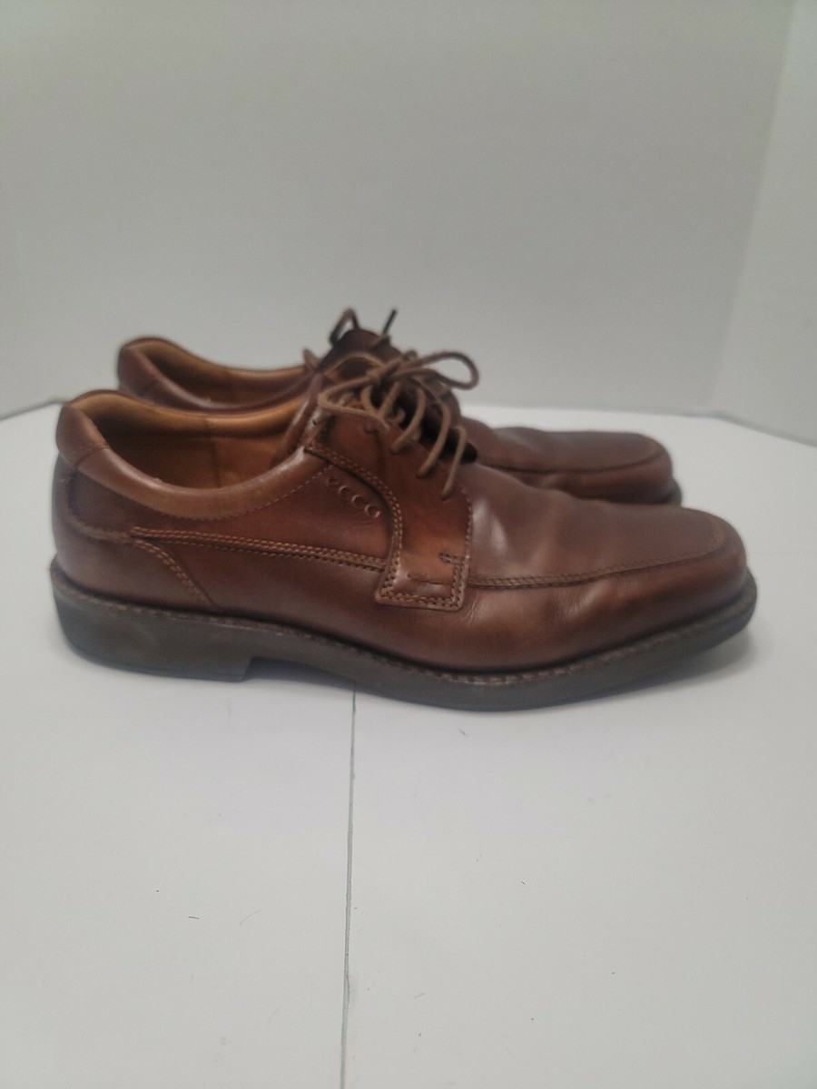 ECCO Oxfords Dress Shoes Mens Sz 43 EU/10 US Brown Leather  display picture 2