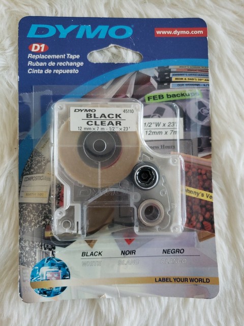 Dymo D1 Standard Label 45110 Black 