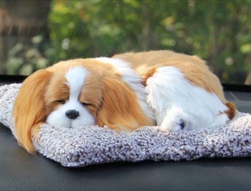 Plush Simulation Dogs Decoration Simulation Sleeping Toy Cute Car Accessories - Picture 5 of 12