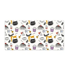 Desk Mat Gaming Mouse Pad Large Laptop Keyboard Coffee lovers 90x45