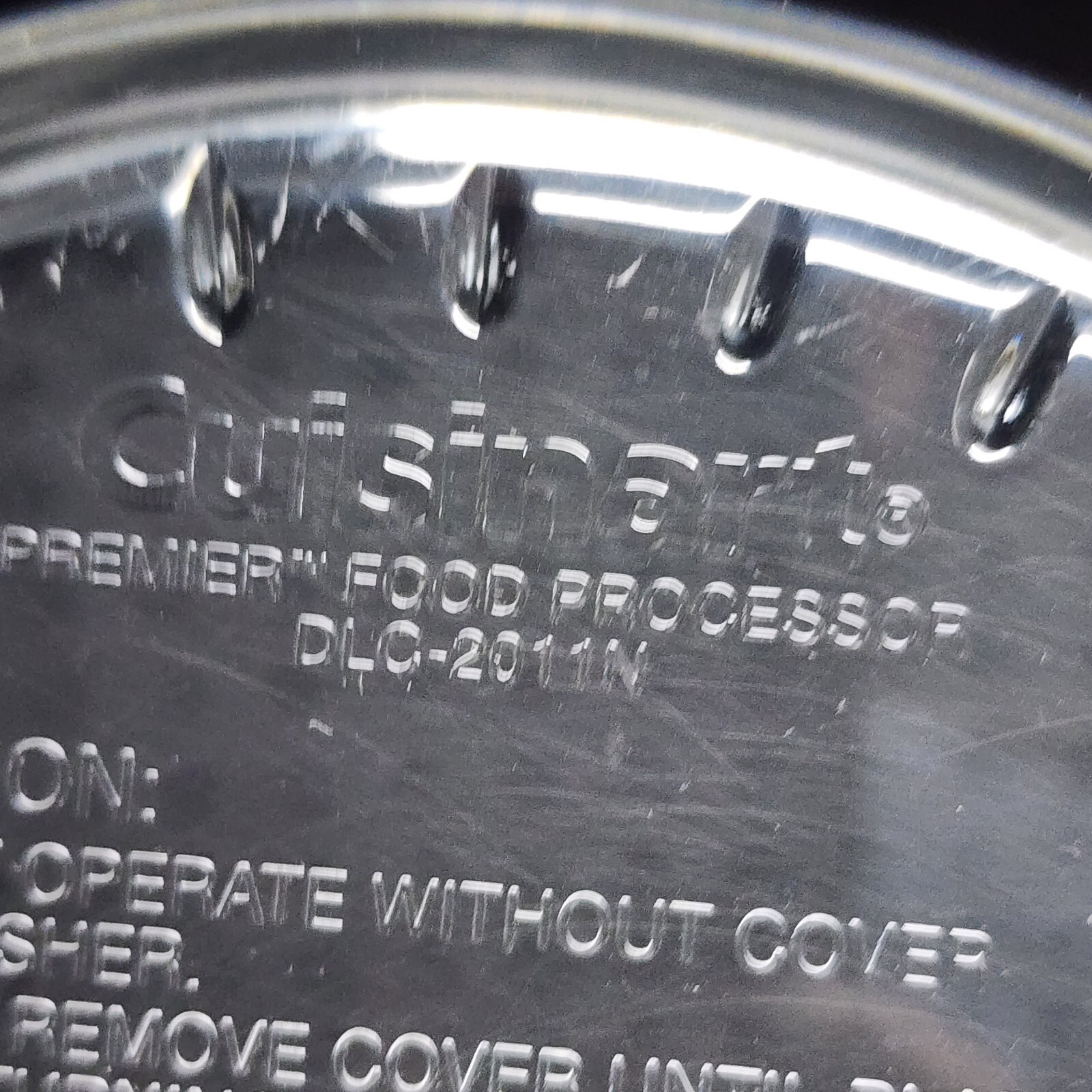 Cuisinart Prep 11 Food Processor Dlc2011wbc Work Bowl Cover Lid