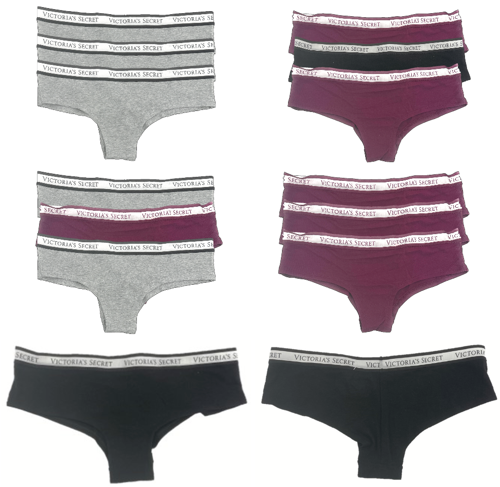 4枚おまとめ専用 ヴィクトリアズ・シークレットCheeky Panties Victoria's Secret 4Pc-Pack Assorted Colors Cheeky Panties