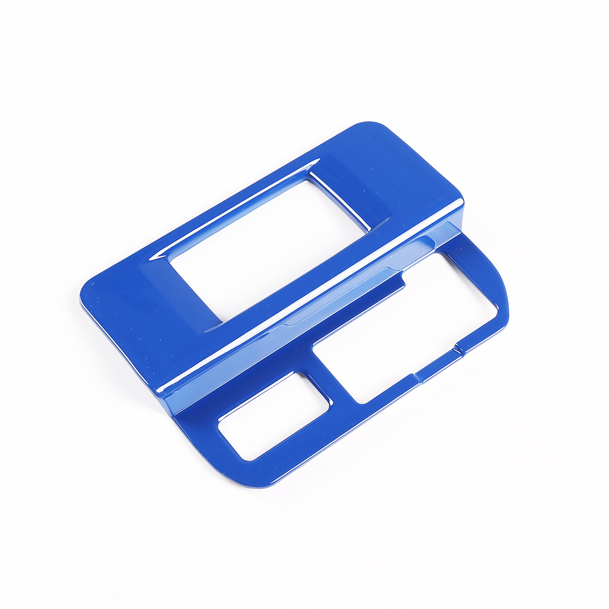 ABS Blue Car Frog Light Switch Frame Trim Decor Cover For Toyota Tacoma 16-2022