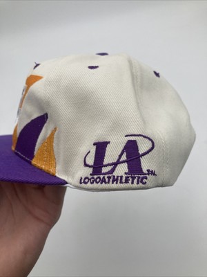 Logo Athletic NBA Los Angeles Lakers Shark Tooth SnapBack Hat 