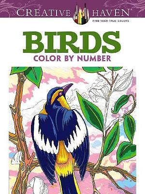 Creative Haven Birds Color by Number Coloring Book - Image 2