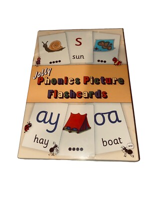 Jolly Phonics 60 Bild Lernkarten Geräusche lernen lesen schreiben Wörter Anleitung