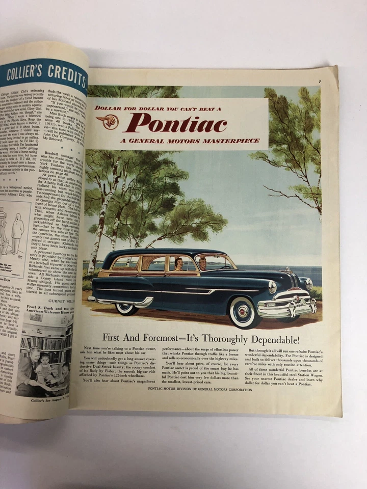 1953 Collier's Magazine Aug. 7, Hear To Eternity Frank Sinatra - Image 3 of 4