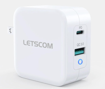 USB C Charger, GaN Tech 65W Type C Fast Wall Charger and USB A Power Adapter