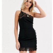Free People Dress Womens Large Premonitions Lace Festival Whimsigoth Black L