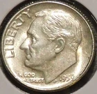 Silver Dime - Roosevelt - 1959 [Set break]