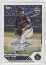 2023 Topps Pro Debut Auto Will Rudy #PD-150 Auto 0j35
