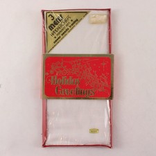 White 3-Piece Men's Handkerchief Set Boxed Holiday Gift Permanent Press