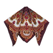 Vintage Christian Dior Fabric Art Handkerchief Scarf Bandana 20"