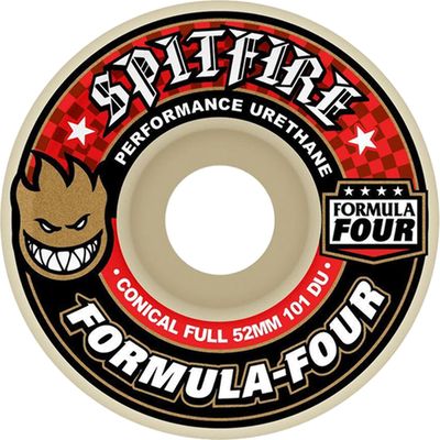 スケートボード Spitfire Formula Four 58mm101a Radial Spitfire Wheels Formula 4 Conical Full 58mm 101A Skateboard Set of