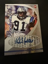 1999 Collector’s Edge Kevin Greene Auto Signed On Card HOF Blue Ink Panthers 