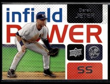 2008 Upper Deck #IP-DJ Derek Jeter Infield Power Yankees Baseball Card 3101H