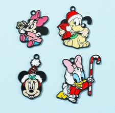 lot 40pcs cartoon Mickey Minnie Pendants DIY Earrings Jewelry Making Charms