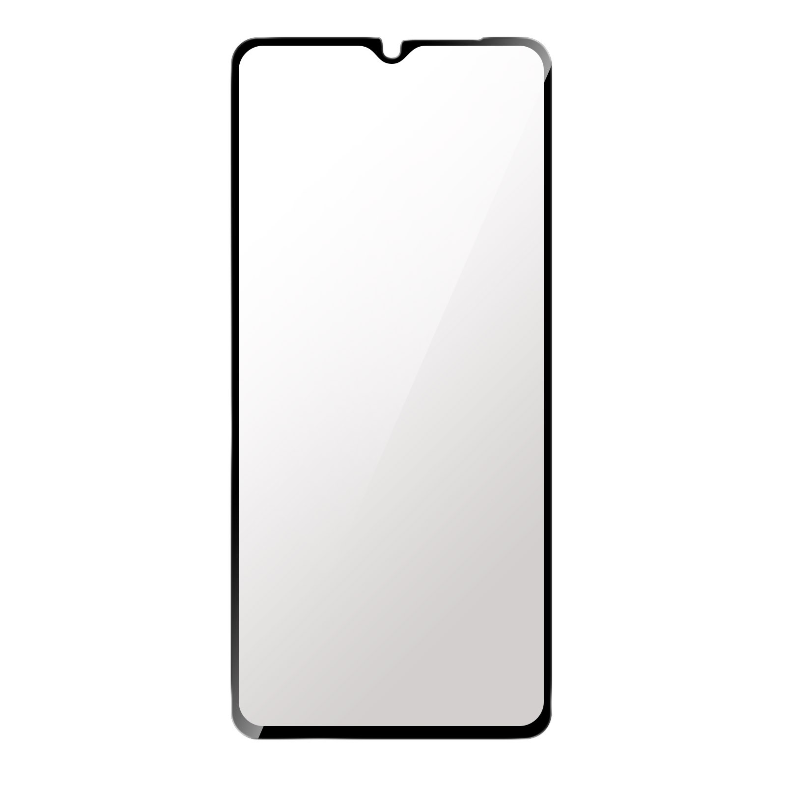 Verre trempé noir pour Galaxy A32 5G et A02s protection écran