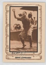 1980 Cramer Baseball Legends Series 1 Ernie Lombardi #11 HOF 0a1