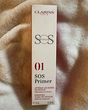 Clarins SOS Primer Rose Color-Correcting Illuminating Hydrating Primer 1 fl oz