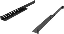 1U Universal Rack Mount Rails- 4-Post Server Rack Shelf Rail 16-29 Inches Adjust