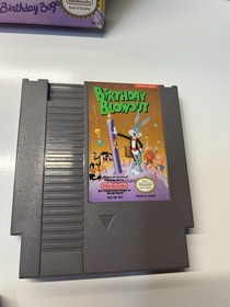 Bugs Bunny Birthday Blowout Complete CIB Nintendo NES Game Box Manual Free Ship!