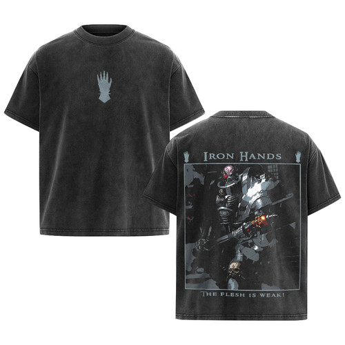 Warhammer 40K Iron Hands Graphic T-Shirt Gildan 5000 Gaming Unisex Cotton