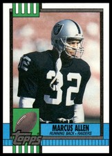 Marcus Allen 1990 Topps #289 Los Angeles Raiders