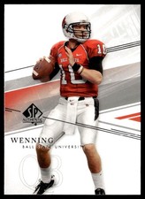 2014 SP Authentic Keith Wenning Rookie Ball State Cardinals #40