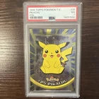1999 Pokemon Topps TV Pikachu 25 FRESHLY GRADED PSA 7 NEAR MINT