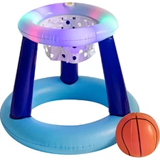 PoolCandy PC3144BKB Illuminated Floating Basketball Set