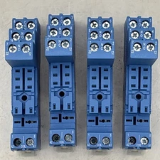 Lot Of 4 Finder 97.02.SPA Clamp Terminal Sockets