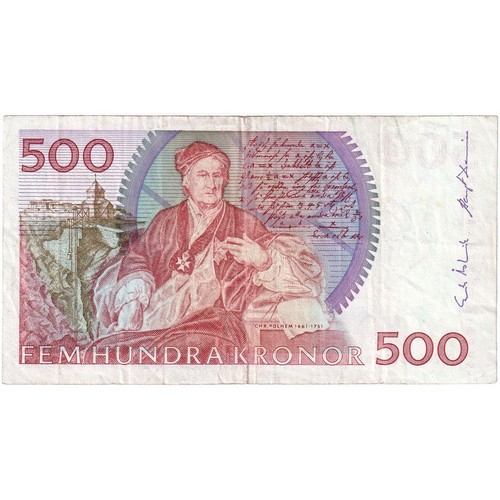 [#336425] Sweden, 500 Kronor, VF - 第 2/2 張圖片