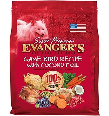 Super Gamebird Recipe with Coconut Oil Dry Food for Dogs   33 lbs   Pea & Chi...