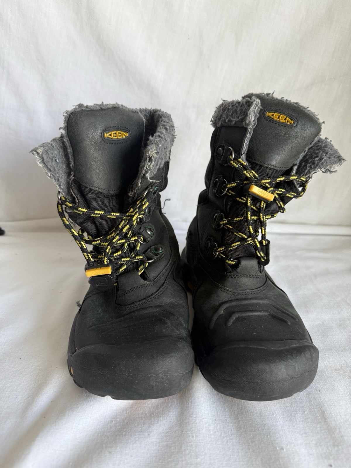 Stivali invernali da neve Keen Basin impermeabili neri bambino bambini taglia US 2
