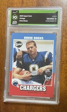 Drew Brees Rookie Card 2001 Upper Deck Vintage - #251 Graded 10 Gem Mint. rookie card picture
