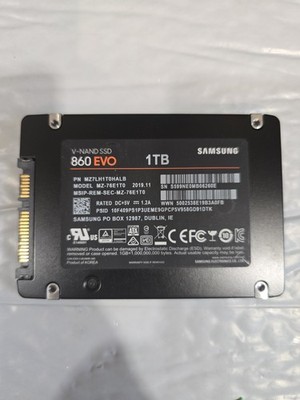 Samsung 860 EVO 1TB 2.5 inch Internal SSD - MZ-77E1T0 
